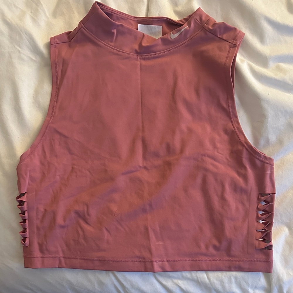 Nike Pink Sleeveless Crop Top